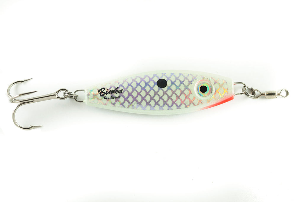 2 oz White/Red Throat