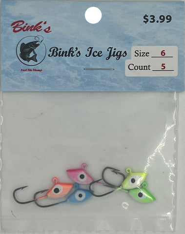 Ice Jig Package 5 Glow