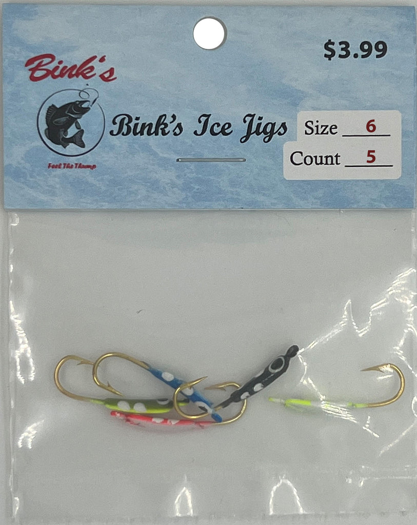 Ice Jig Package 6 Glow