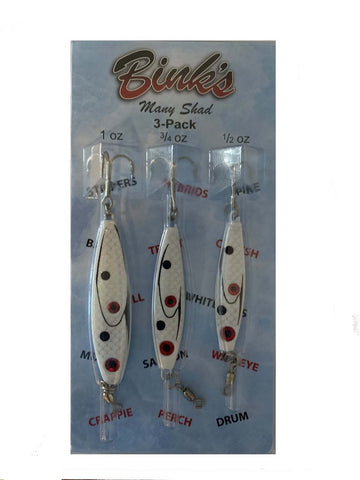Bink's Pro Series Spoons 3 Pack