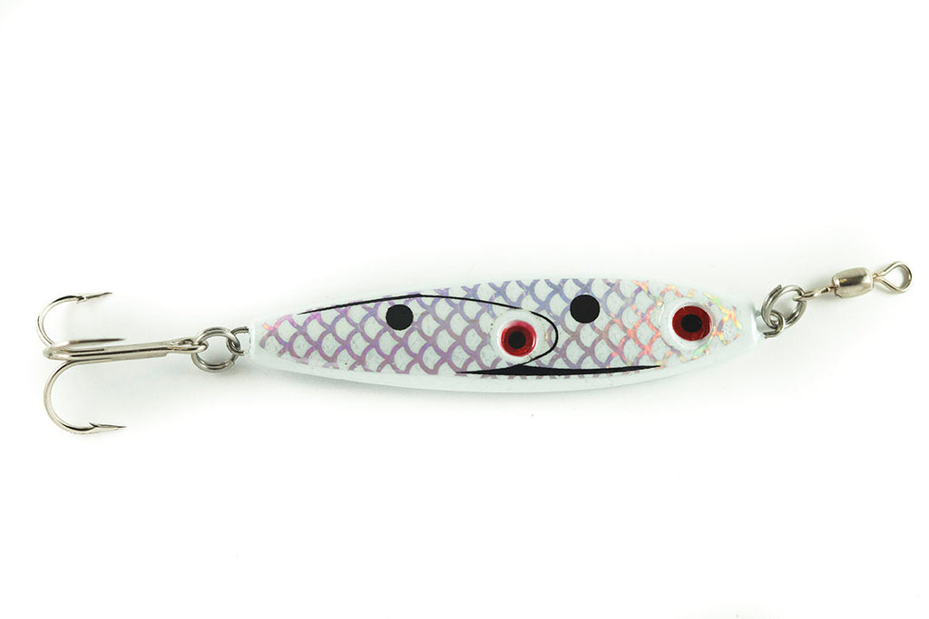 1/2 oz White Many Shad