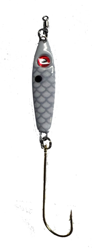 White Scale Minnow Spoon