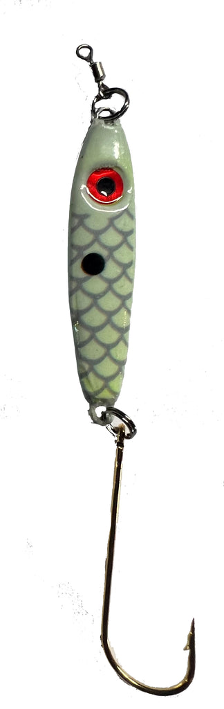 Yellow Glow Minnow Spoon