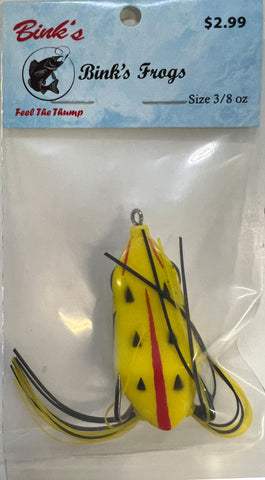 3/8 oz Bink's Frog/Mouse Yellow