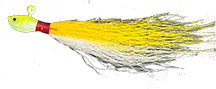 Buck Tail Jigs (2pk) Yellow/White